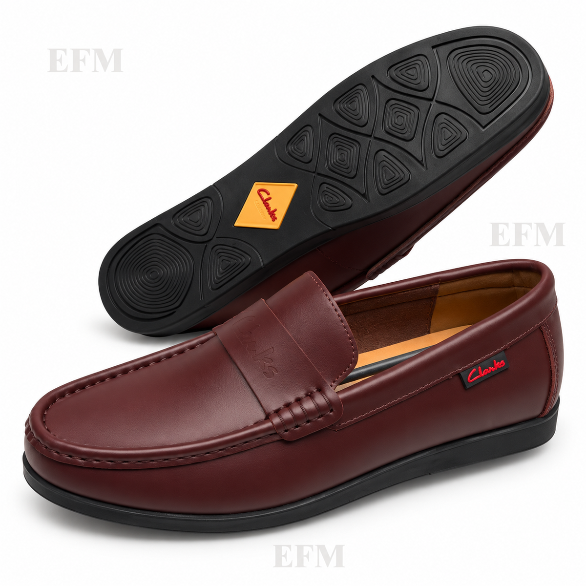 Smooth Penny-Strap Moc-Toe Loafers