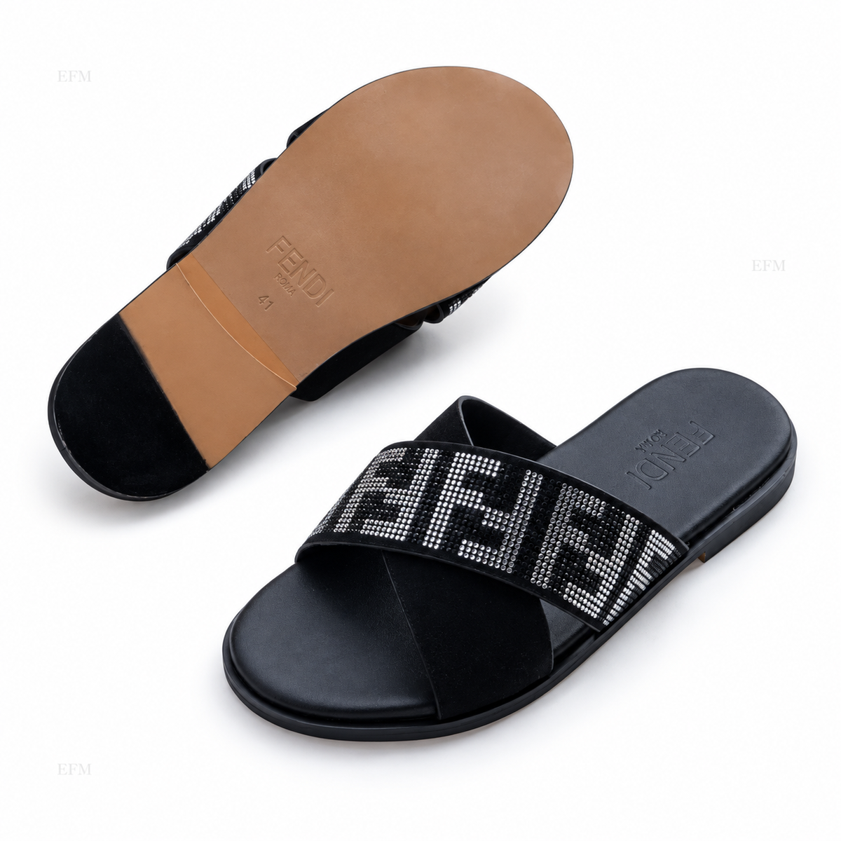 Crystal-Pattern Crossover Slides – Black
