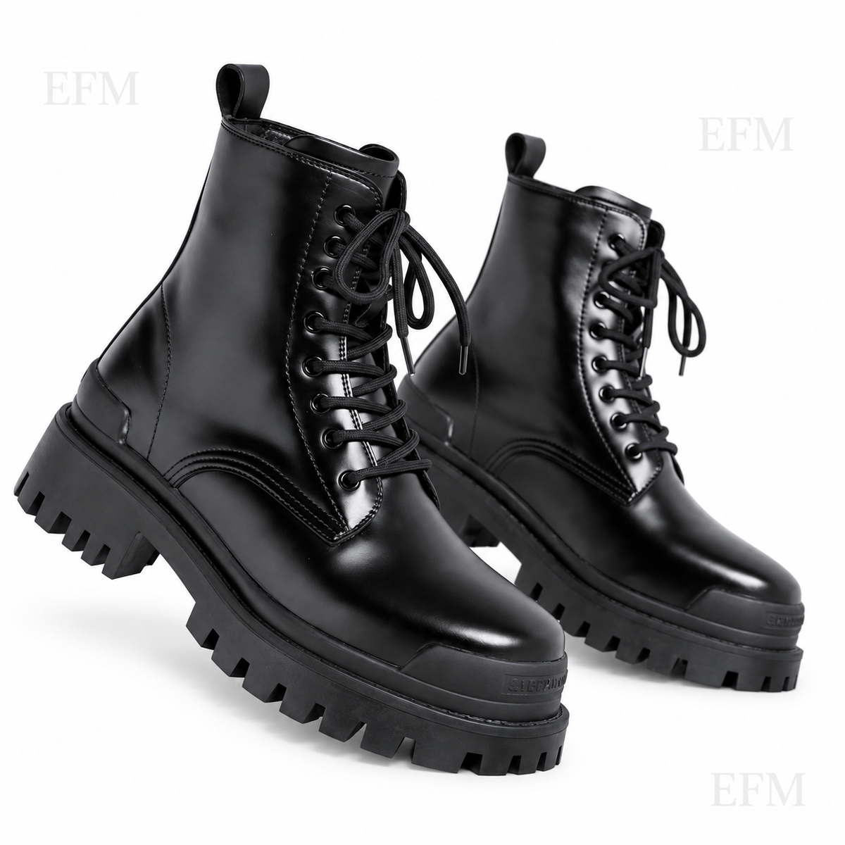 Toe-Guard Combat Boots – Black