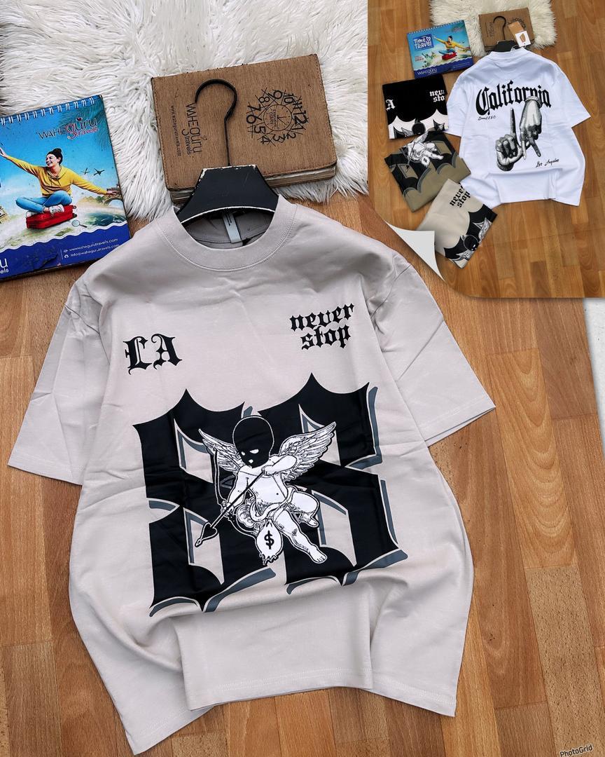 Premium 100% Cotton Graphic T-Shirts – Assorted Designs & Colours