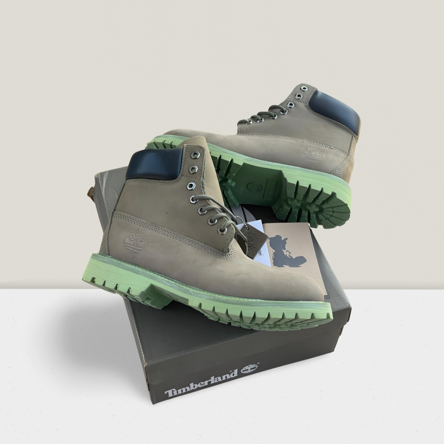 Men’s Classic Workwear Boot – Olive Grey Edition