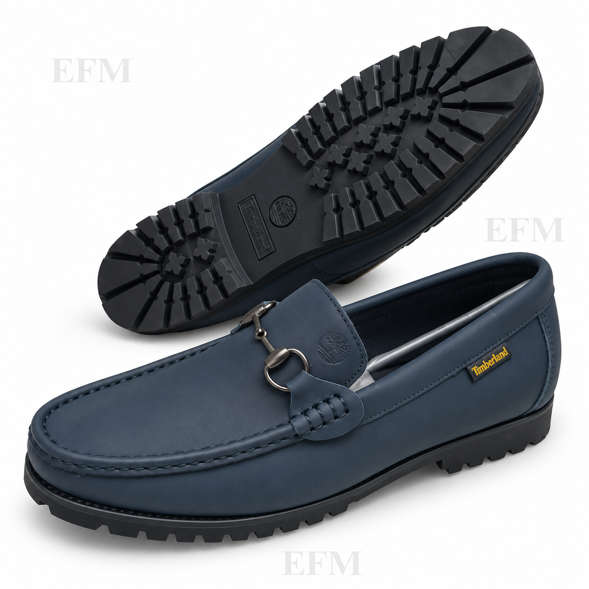 Bit Lug-Sole Moc-Toe Loafers