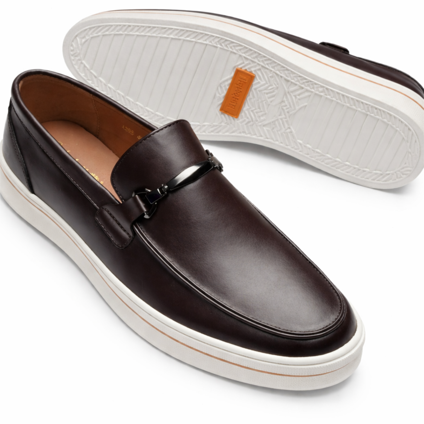 Urban Luxe Metal-Bit Slip-On Loafer