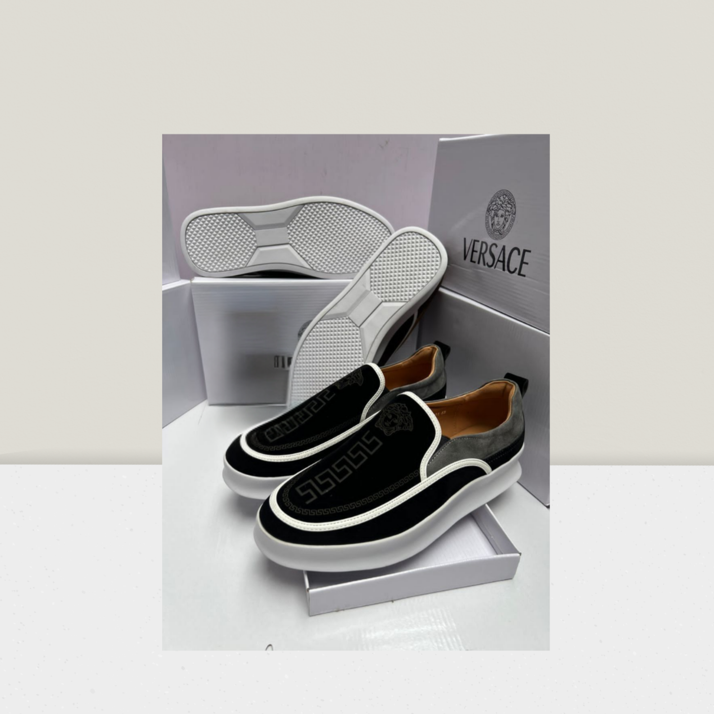 Luxury Pattern Slip-On Loafer