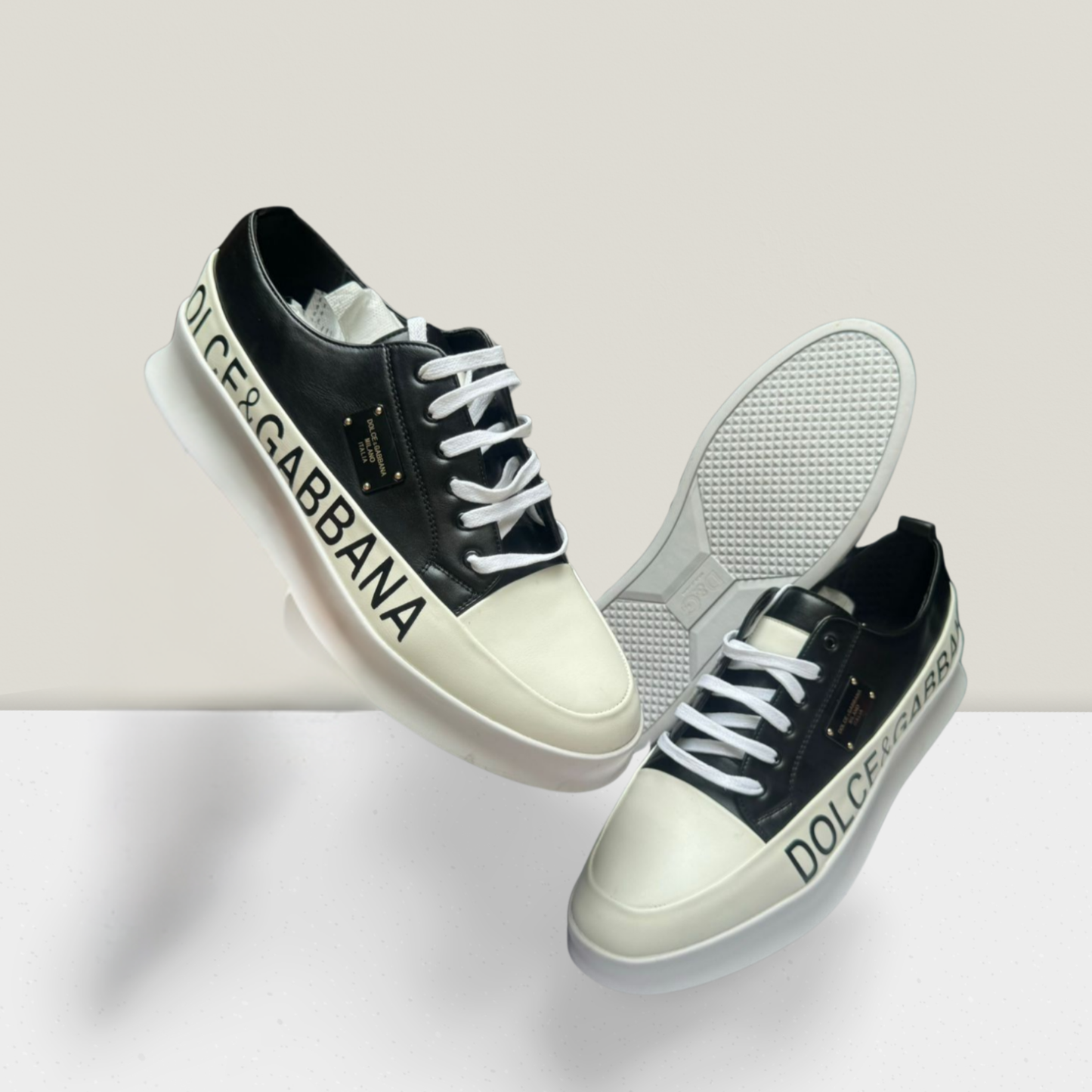 Bold Logo Statement Sneakers