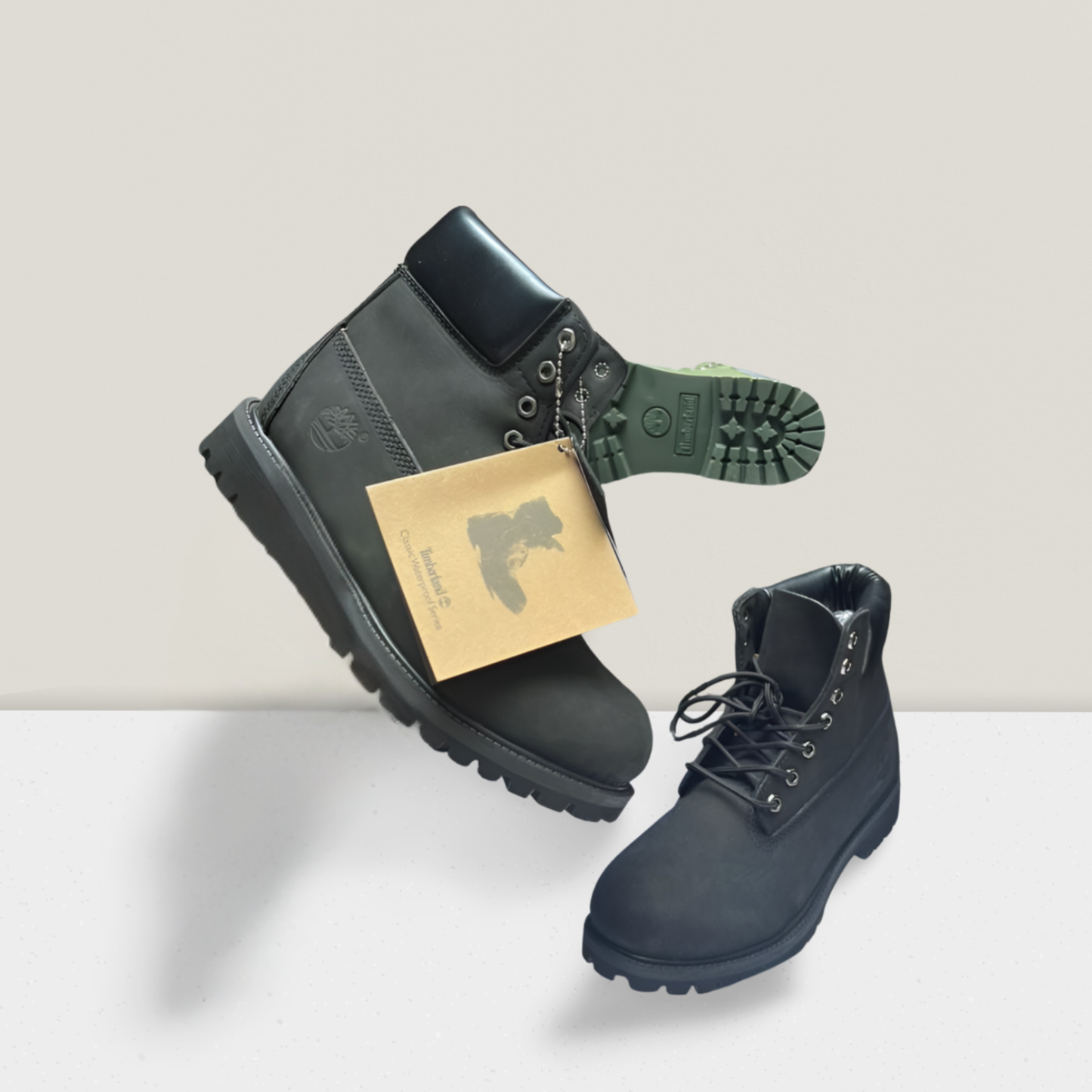 Stealth Black Nubuck Boot