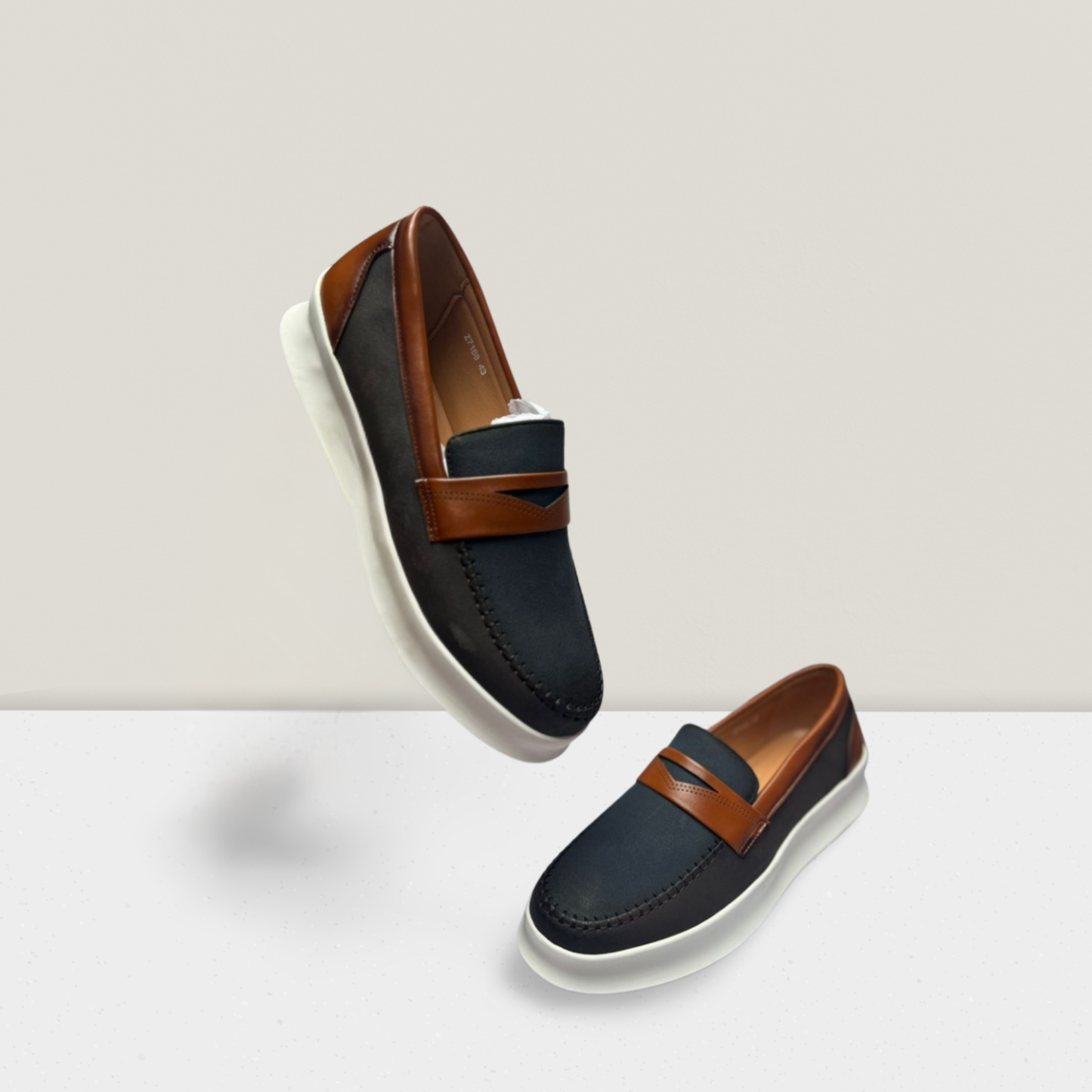 Two-Tone Smart Casual Loafers
