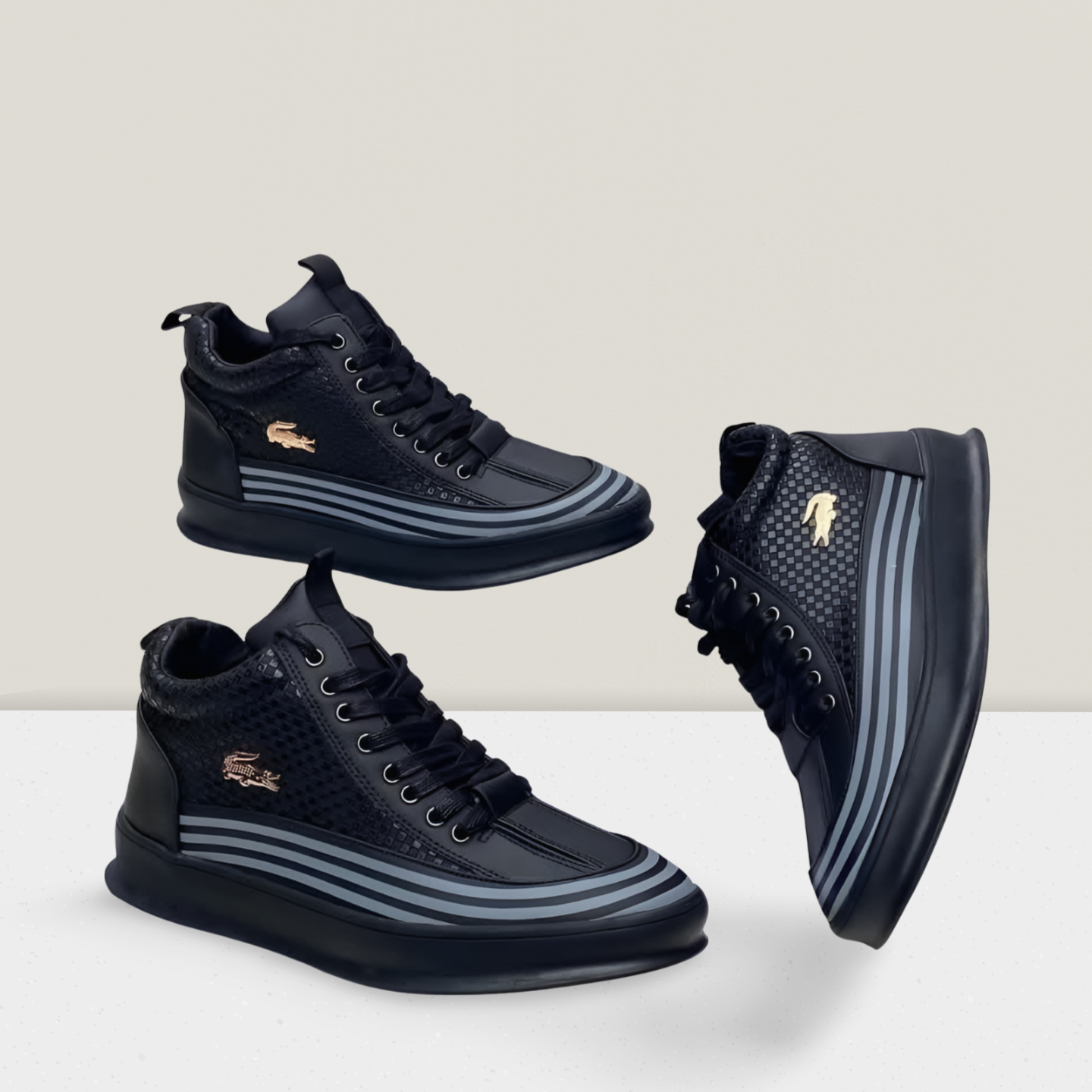 Urban Crown High-Top Sneaker White/Black