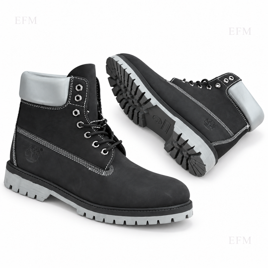 Classic Lug Boots – Black/Grey