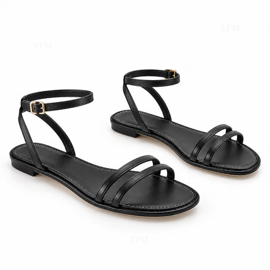 Double-Strap Ankle Ladies’ Sandals