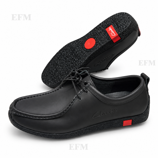 Moc-Toe Lace-Up Casual Shoes