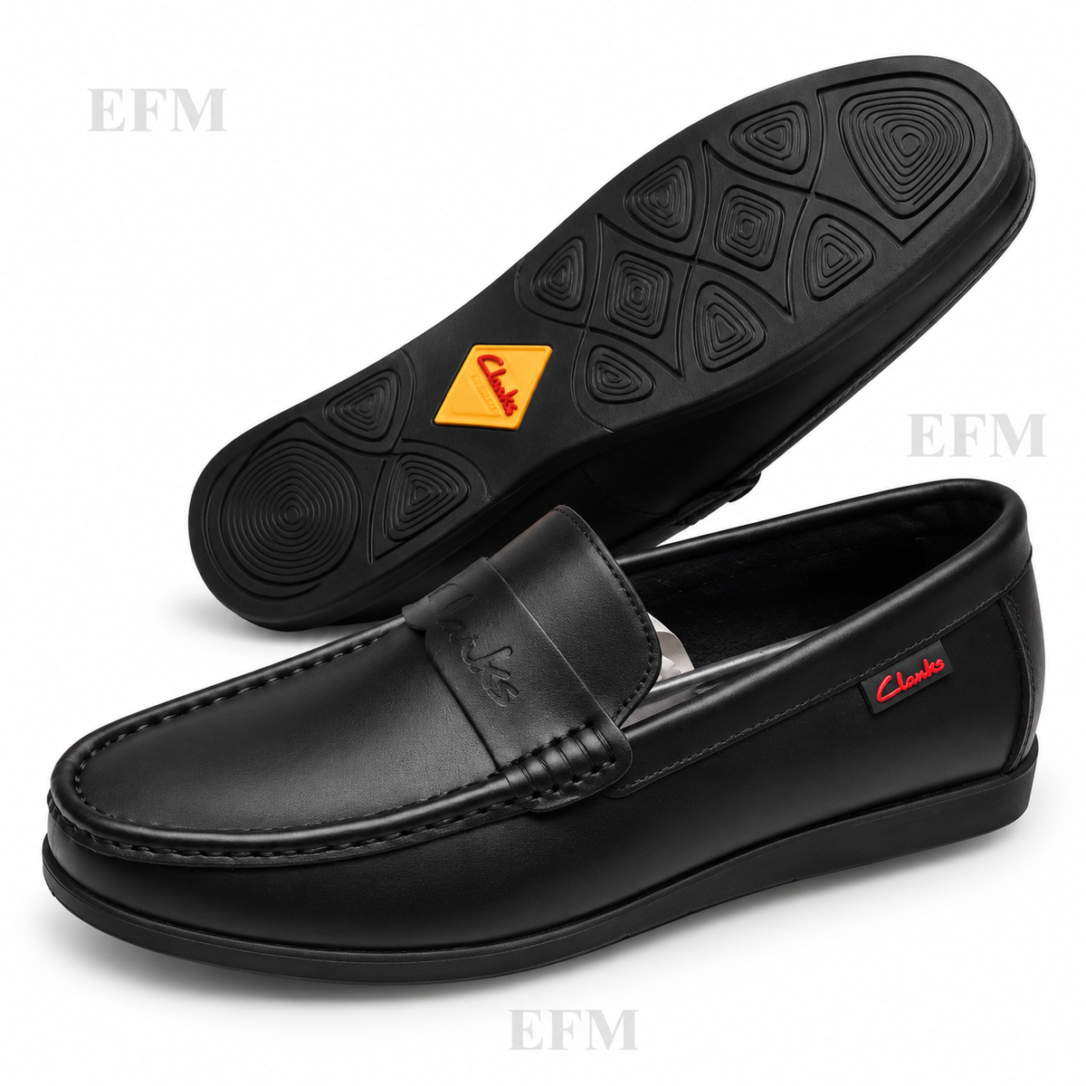 Smooth Penny-Strap Moc-Toe Loafers