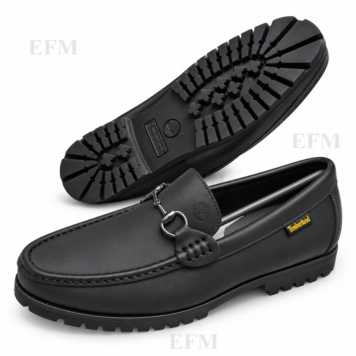 Bit Lug-Sole Moc-Toe Loafers
