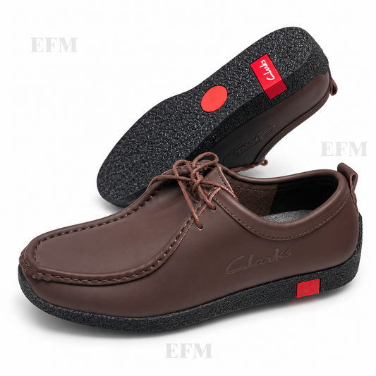 Moc-Toe Lace-Up Casual Shoes