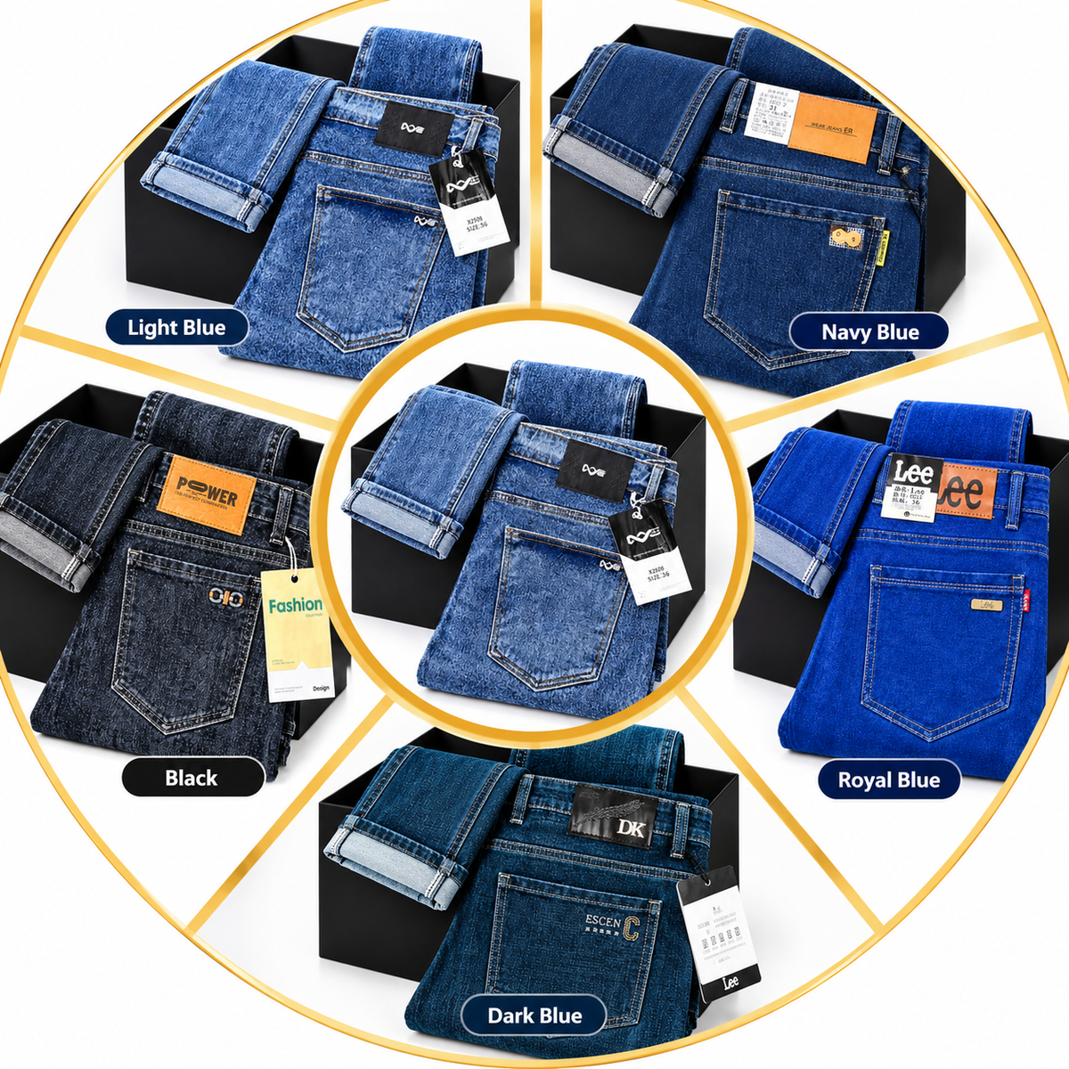 Premium Men's Stock Jeans – Mix & Match Bundle Offers