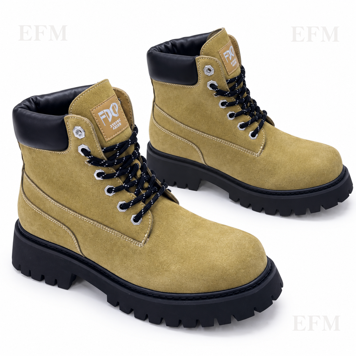 Classic Lug Boots – Khaki/Black