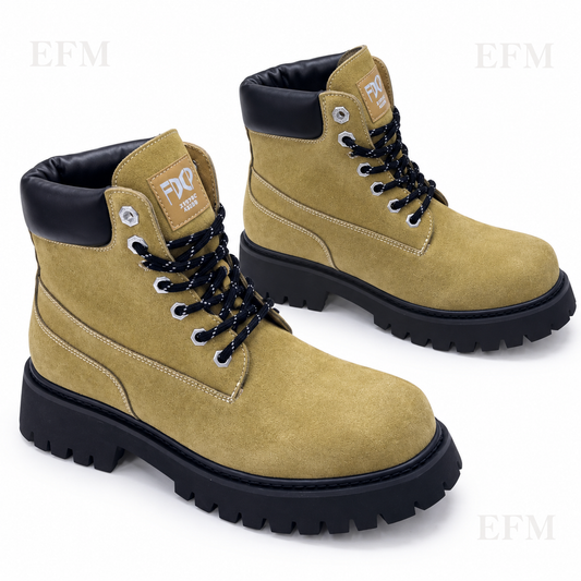 Classic Lug Boots – Khaki/Black