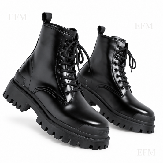 Toe-Guard Combat Boots – Black