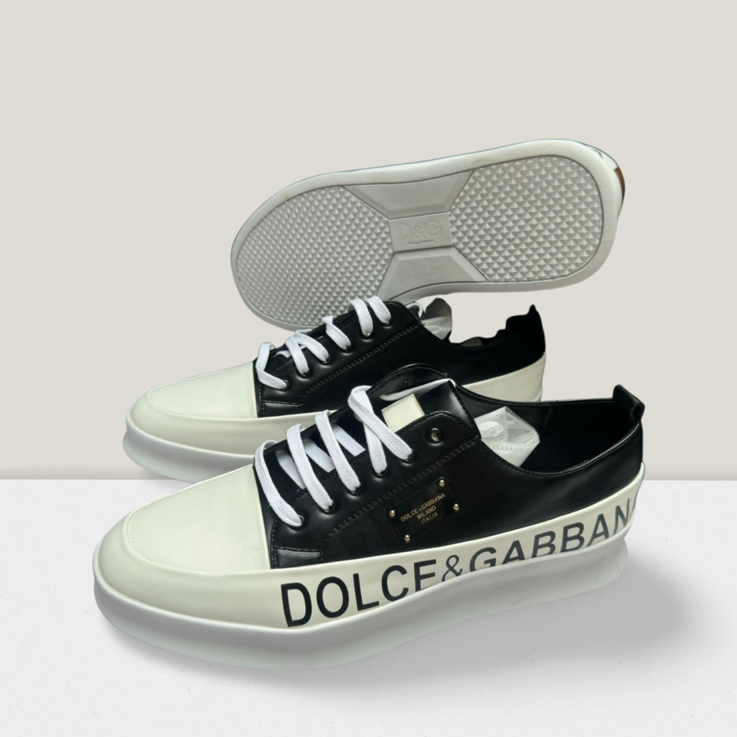Bold Logo Statement Sneakers