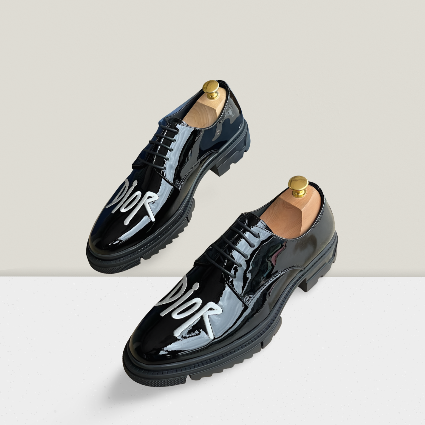 Monogram Strap Luxury Platform Loafer