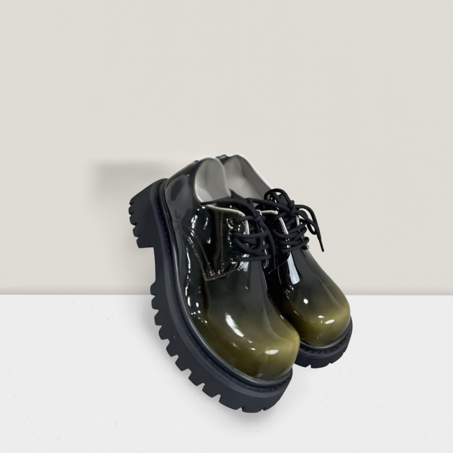 Olive Gradient Patent Derby