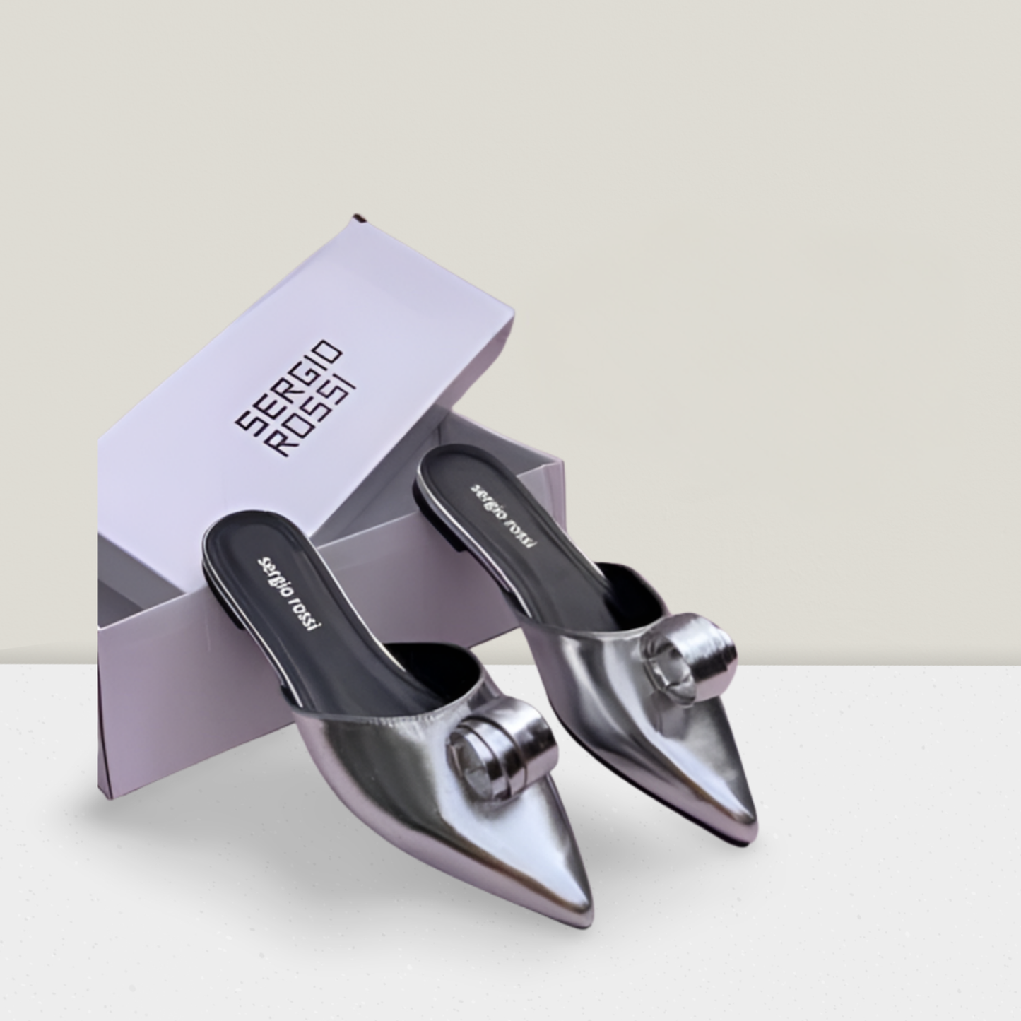 Luxury Satin Pointed Mules