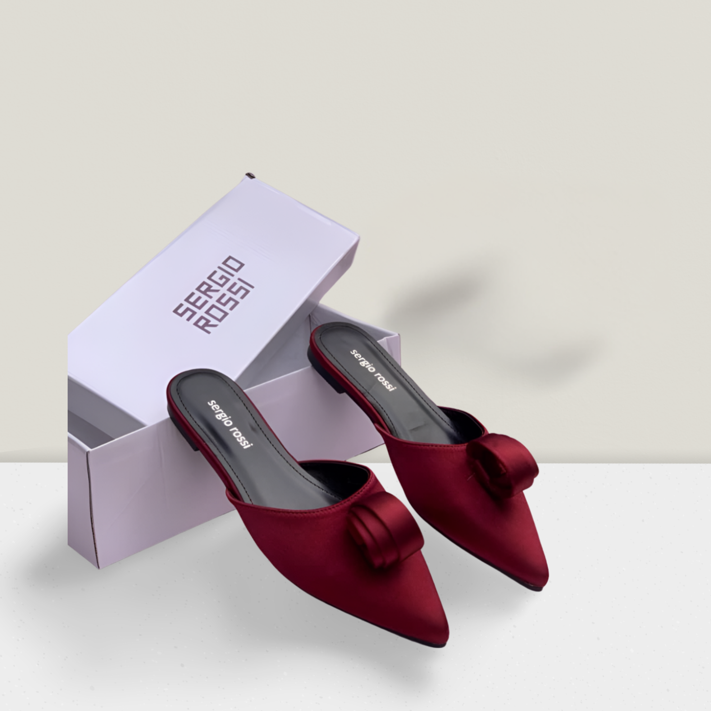 Luxury Satin Pointed Mules