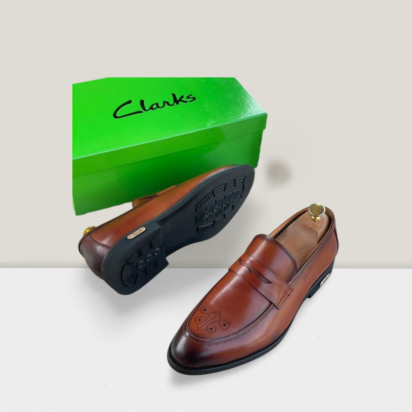 Men’s Luxury Office Leather Brown Loafer