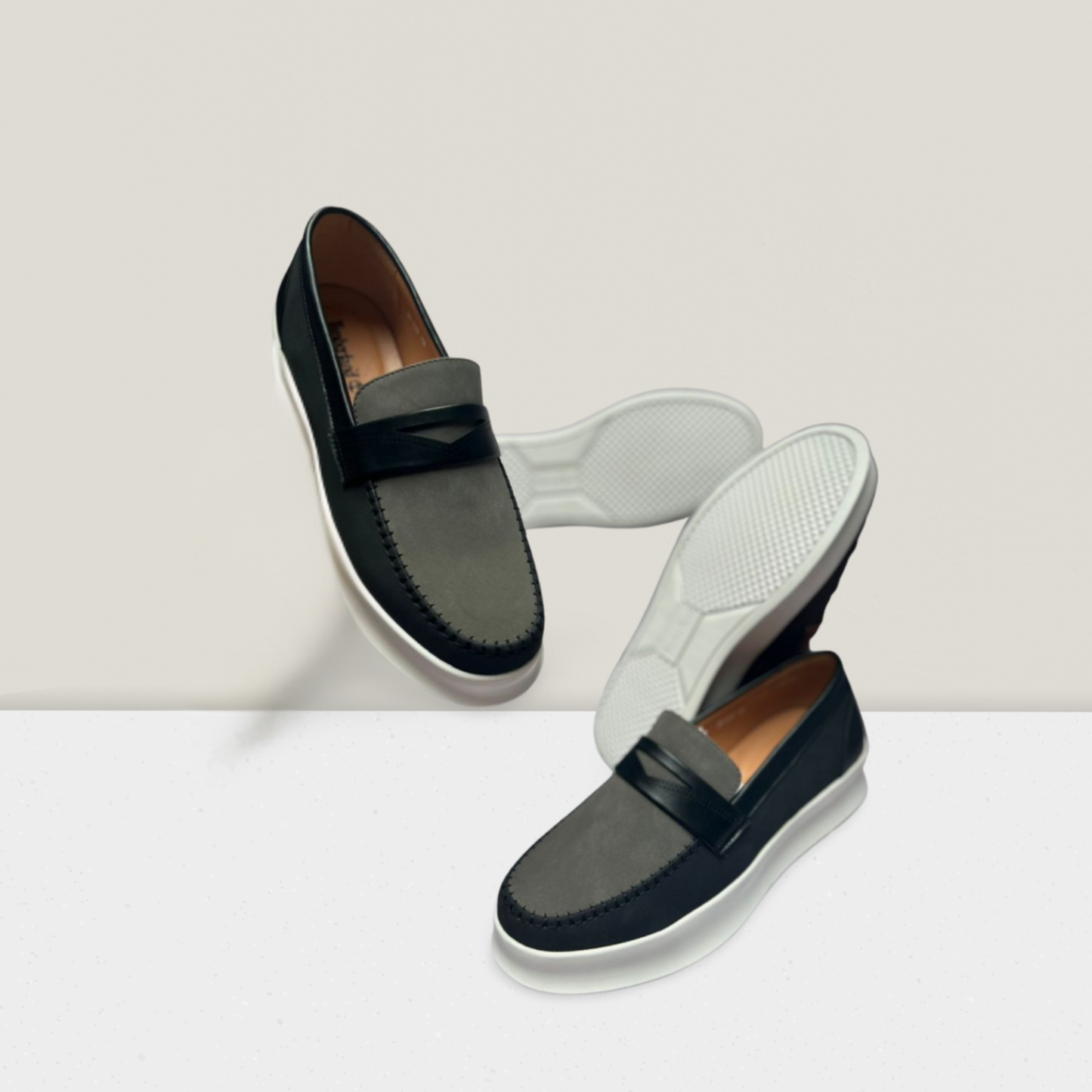 Two-Tone Smart Casual Loafers