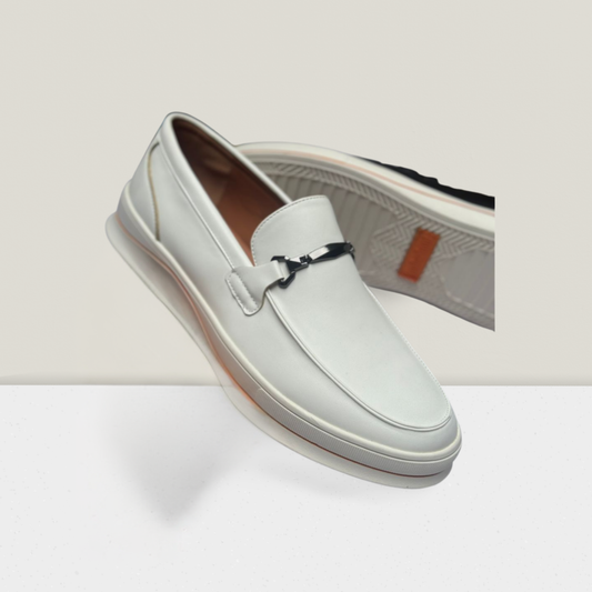 Urban Luxe Metal-Bit Slip-On Loafer