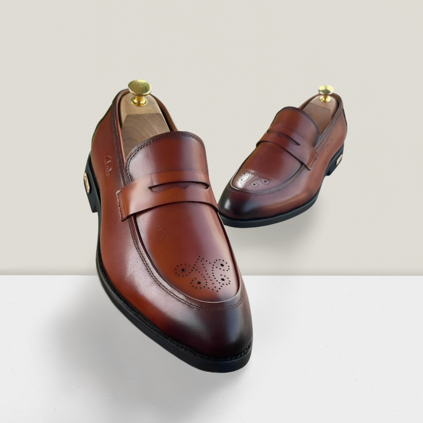 Men’s Luxury Office Leather Brown Loafer