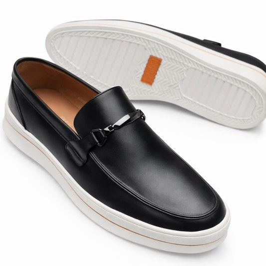 Urban Luxe Metal-Bit Slip-On Loafer