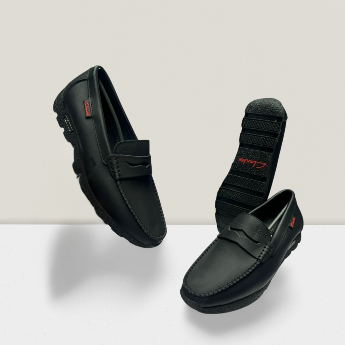 Men's All-Black Street Rugged Loafer