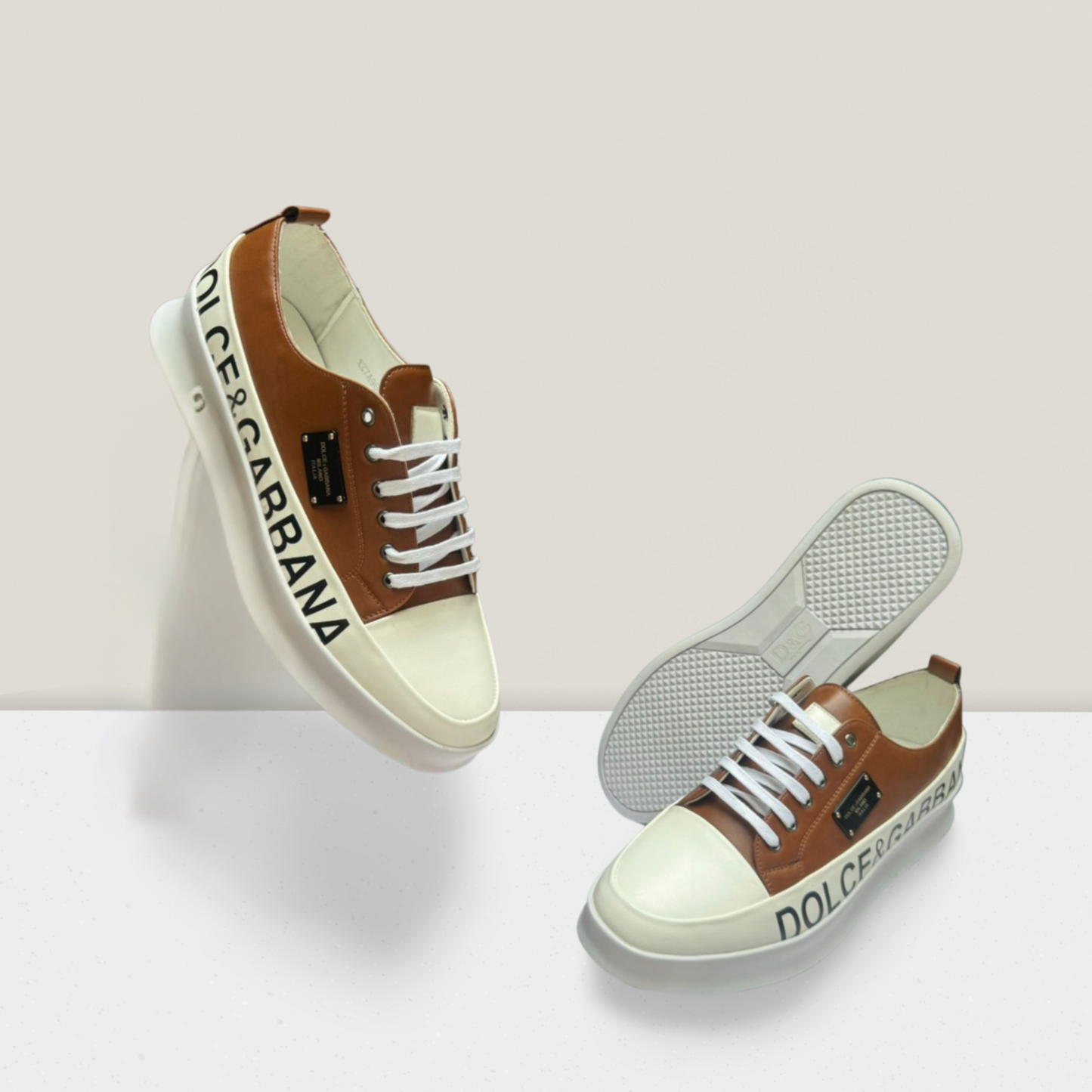 Bold Logo Statement Sneakers